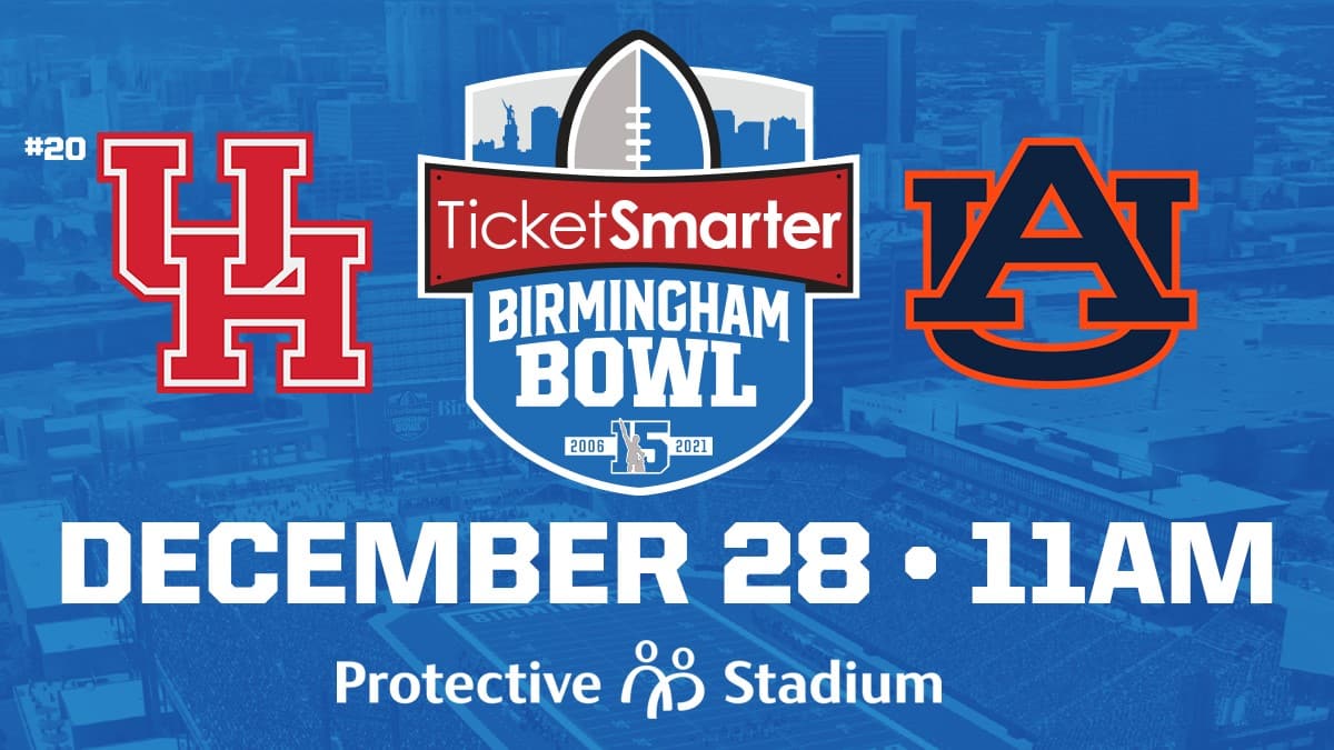20 Houston and Auburn Selected to Play in the 15th TicketSmarter